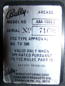 Bally/Arcade